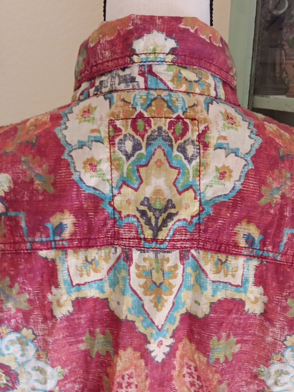 Cino Sundance Flying Peacock Shirt. Boho. Coadral Cowgirl. - Picture 7 of 12